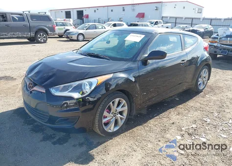 2016 Hyundai Veloster из США, поврежденный, VIN KMHTC6AD1GU292457